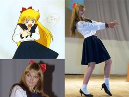 3d обои Sailor Venus - Аниме. Косплей  косплей