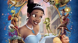 3d обои Мультфильм Принцесса и лягушка  (The Princess and the Frog) и все его герои  черепахи