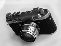 3d обои Советский дальномерный фотоаппарат ФЭД-2  2560х1920