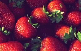 3d обои Красивые ягоды клубники  текстуры